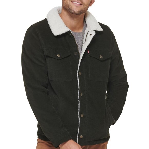 [SOLD] Unisex Levi's Vintage Corduroy Jacket with Sherpa Lining - Picture 1 of 12